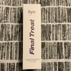 TYS Beauty Final Treat Hyaluronic Acid Infused Setting Spray NIB Full size 80 ml